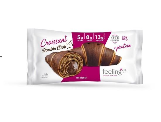 FeelingOK Protein Croissant  Double Choc Start 1 50g