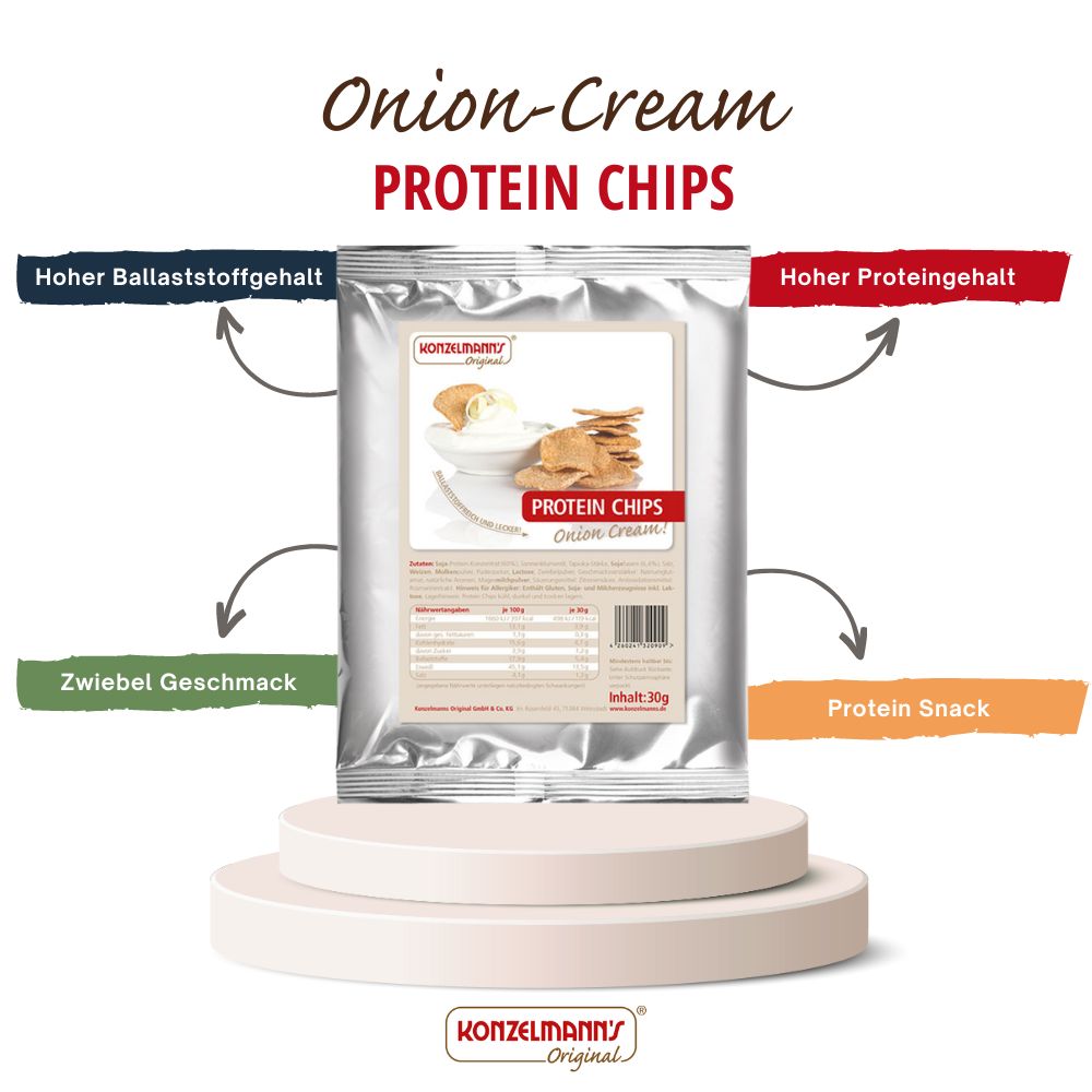 Protein Chips Onion Creme