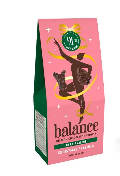 Balance Christmas Dark Praline 100g