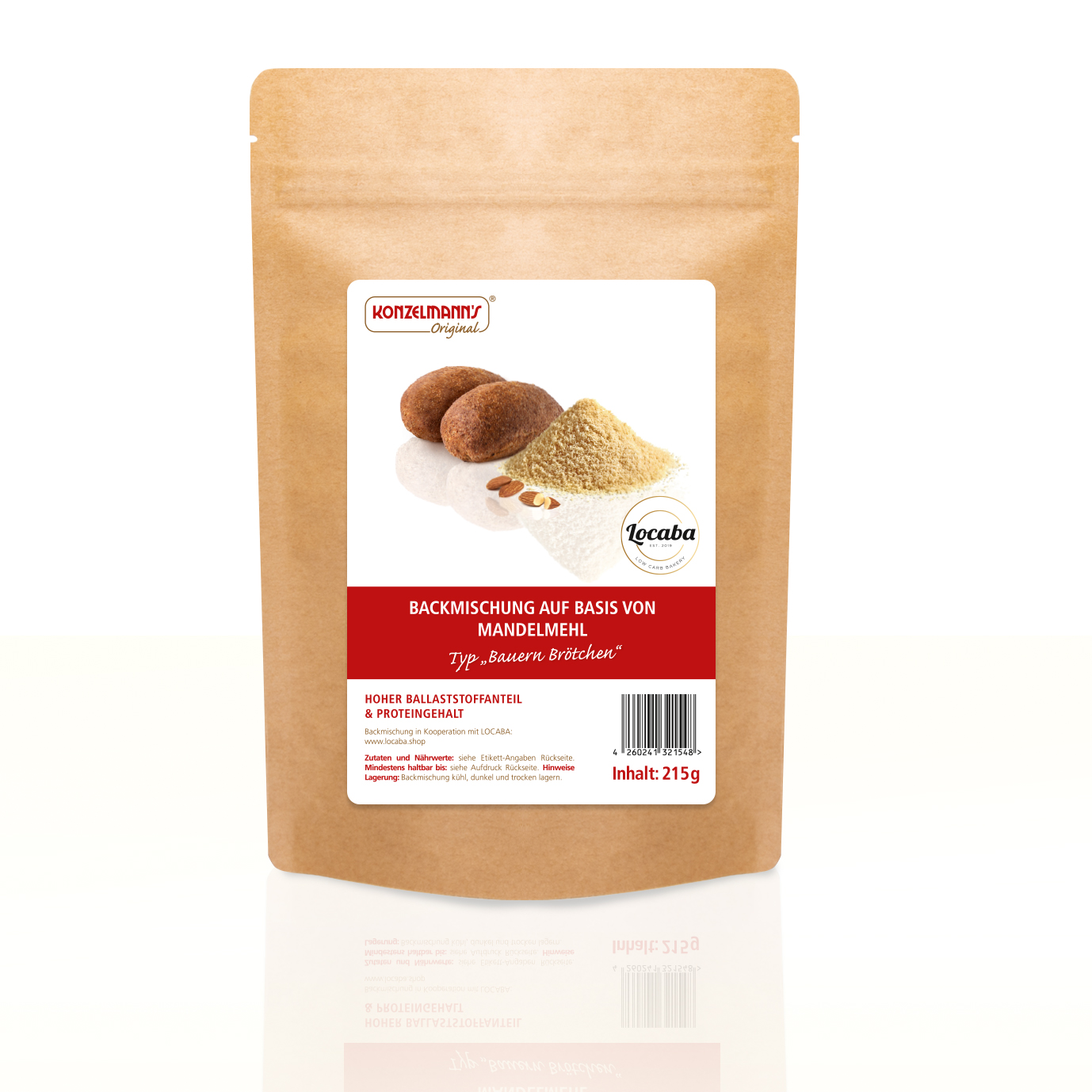 Backmischung Typ Keto Bauern Brötchen