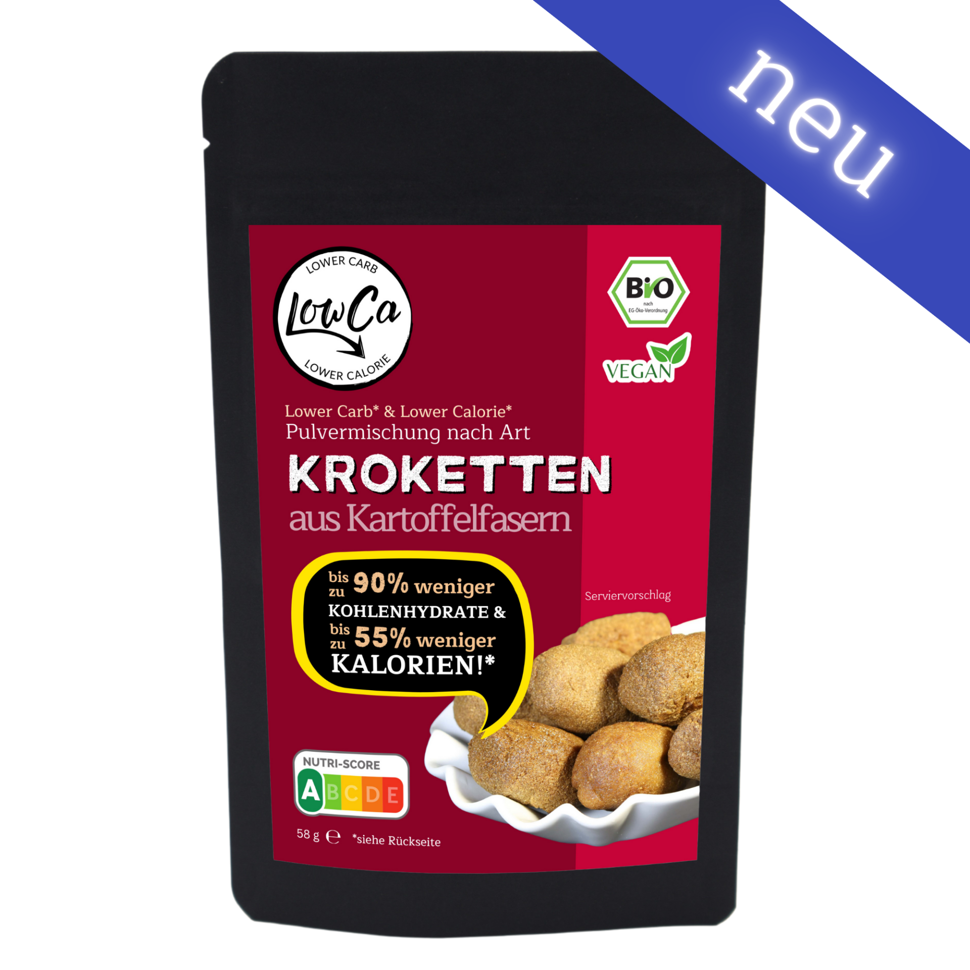 LowCa Mischung für Keto Kroketten