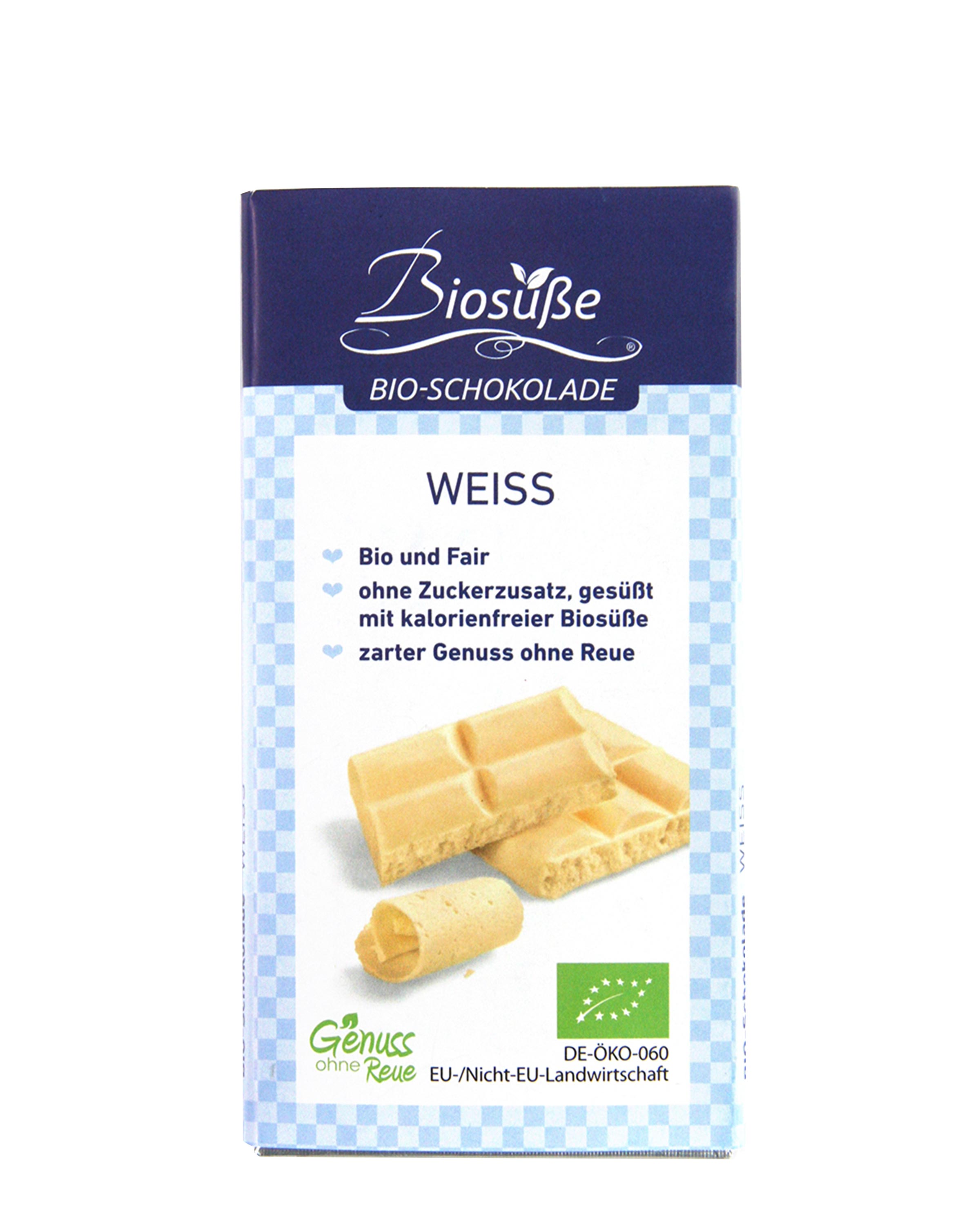 Genuss ohne Reue weiße Schokolade mit Erythrit