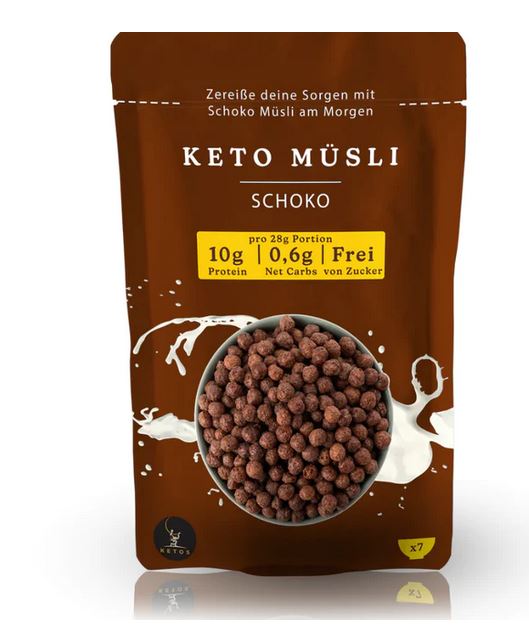 Ketos Snacks Keto Protein Müsli Schoko