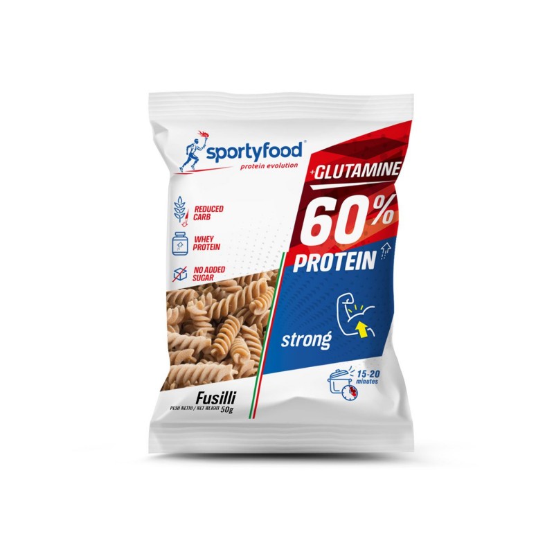 Sportyfood Protein Pasta Fusilli Strong + Glutamin